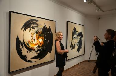 Judit Reigl Abstarct expressionism exhibition - 2013 - Kalman Maklary Fine Arts
