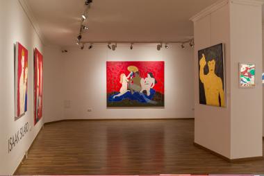 Isaak Silard, swiss hungarian contemporary artist exhibition at the Kalman Maklary Fine Arts gallery, 2018