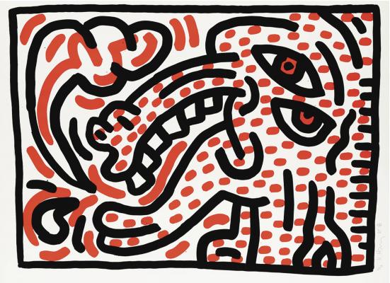Keith Haring: Ludo, 1985